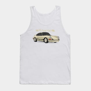 supercar 911 carrera rs turbo 1972 cream Tank Top